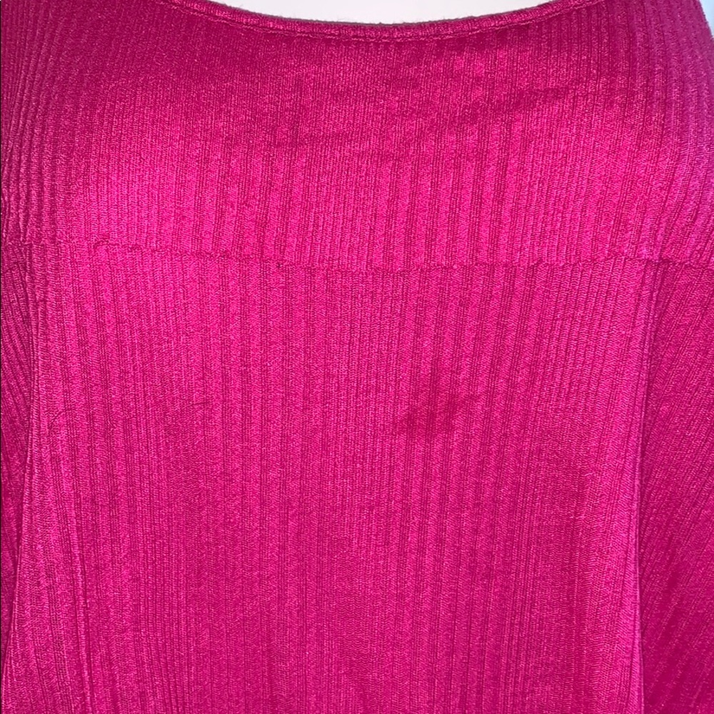 Free People Magenta Flowy Ruffle Tank - Picture 4 of 6